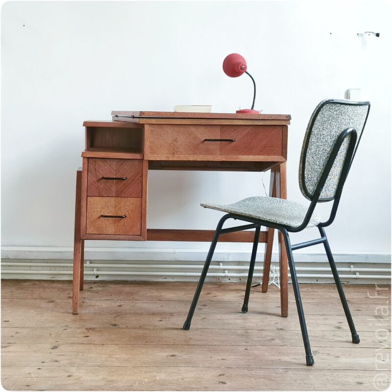 Bureau - Meuble couture Singer 1960