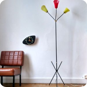 Lampadaire tripode 3 feux