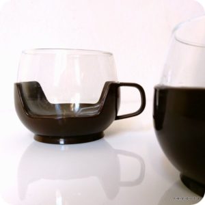2 tasses support plastique